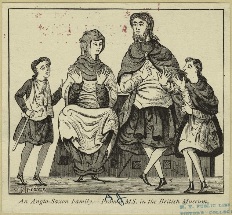 An Anglo-Saxon family.
