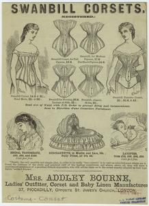 Swanbill corsets.