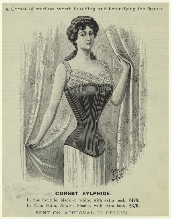Pink silk satin corset by sylphide1912 on DeviantArt