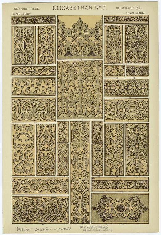 Elizabethan design patterns - NYPL Digital Collections