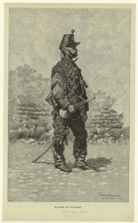 Bugler of cavalry.