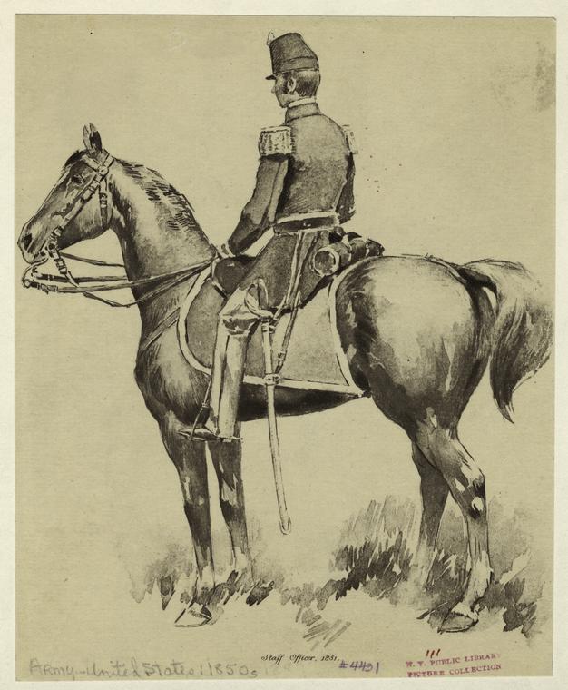 Staff officer, 1851.