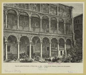 Loge du palais Piccolomini, à ... Digital ID: 835836. New York Public Library