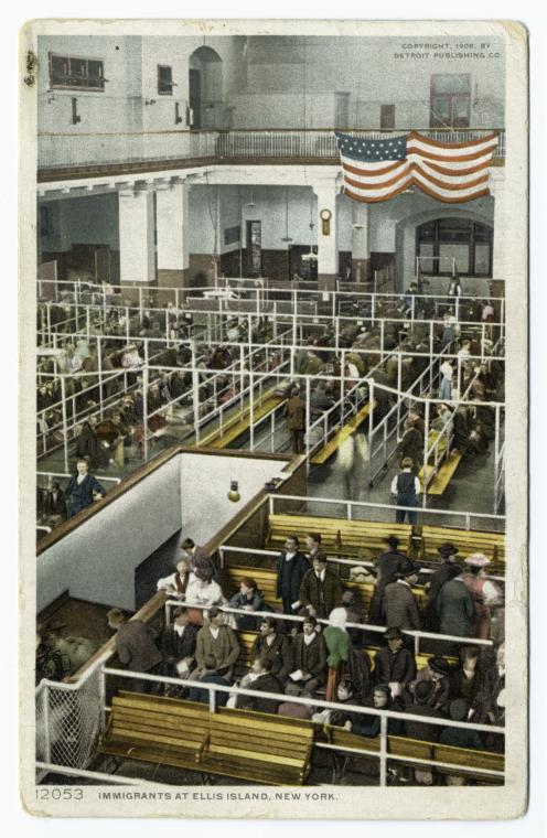 This is What Ellis Island Immigration Station Looked Like  in 1908 