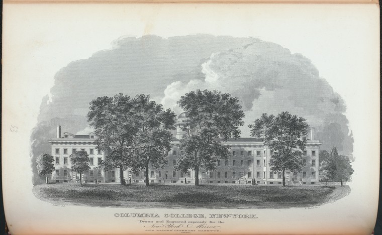 This is What Columbia College Looked Like  in 1828 