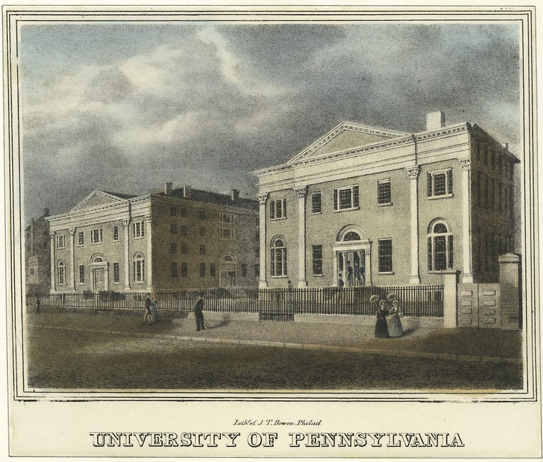 This is What University of Pennsylvania Looked Like  in 1830 