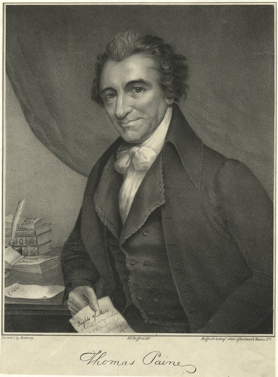 This is What Thomas Paine Looked Like  in 1850 