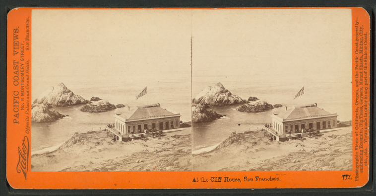 This is What Cliff House Looked Like  in 1873 