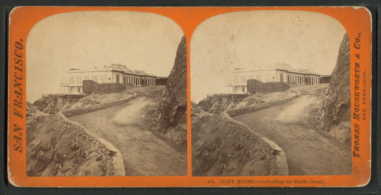 This is What Cliff House Looked Like  in 1870 