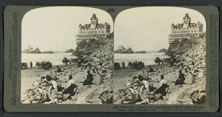 This is What Cliff House Looked Like  in 1902 