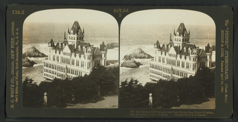 This is What Cliff House Looked Like  in 1907 