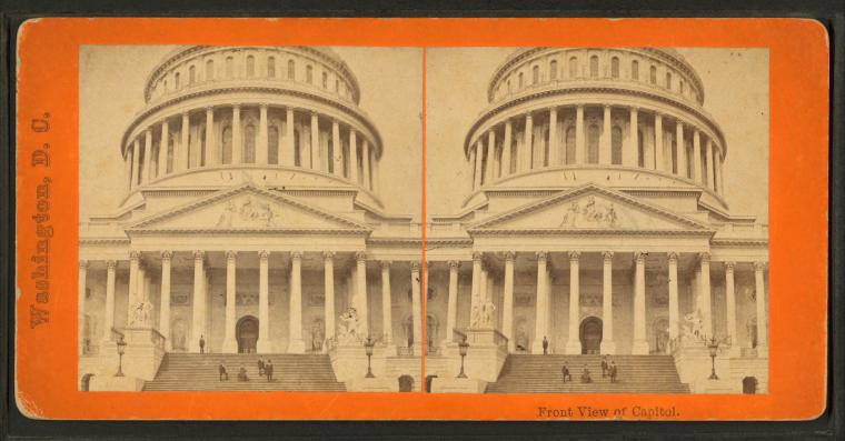 This is What United States Capitol Looked Like  in 1870 