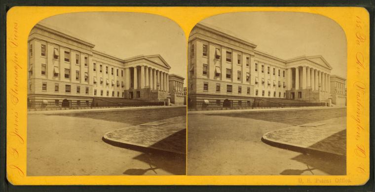 This is What United States. Patent Office Looked Like  in 1885 