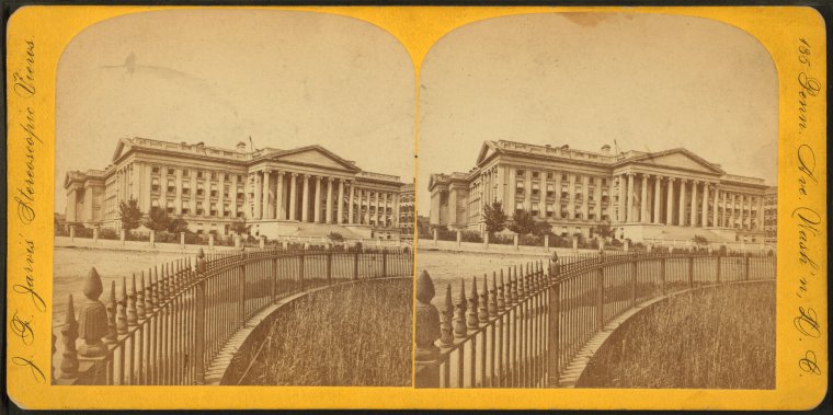 This is What Treasury Building Looked Like  in 1875 