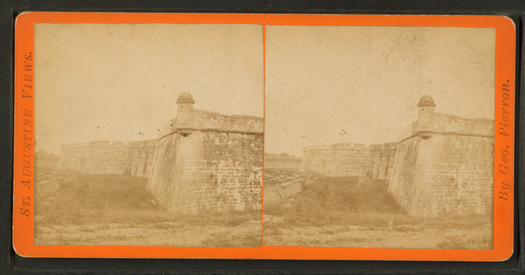 This is What Castillo de San Marcos Looked Like  in 1879 