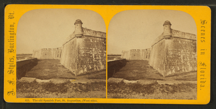 This is What Castillo de San Marcos Looked Like  in 1870 
