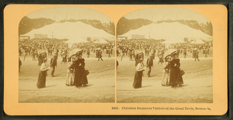 This is What United Society of Christian Endeavor Looked Like  in 1895 