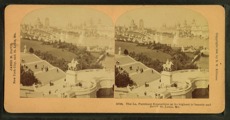 This is What Louisiana Purchase Exposition Looked Like  in 1904 