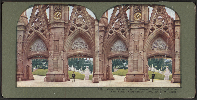 This is What Green-Wood Cemetery (New York, N.Y.) Looked Like  in 1903 