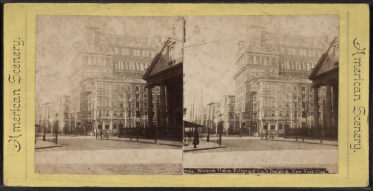 Western Union Telegraph - NYPL Digital Collections