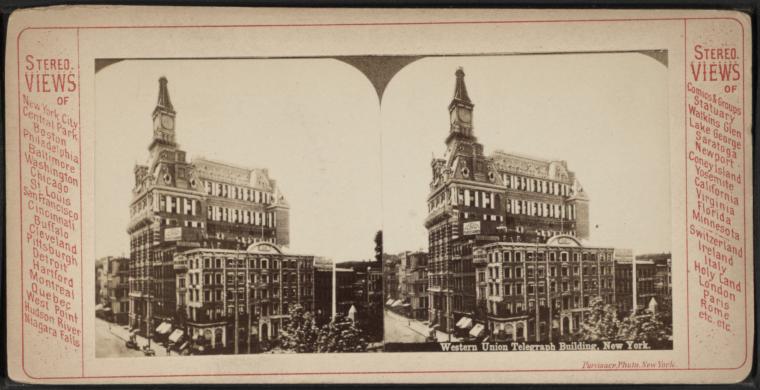 Western Union Telegraph Building, New York. - NYPL Digital Collections
