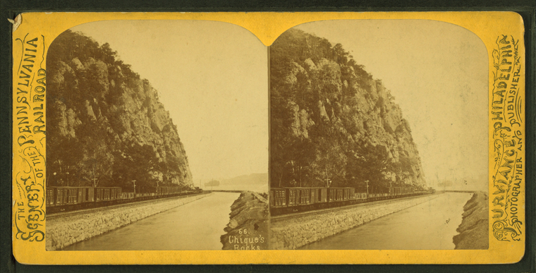 This is What Pennsylvania Railroad Looked Like  in 1870 