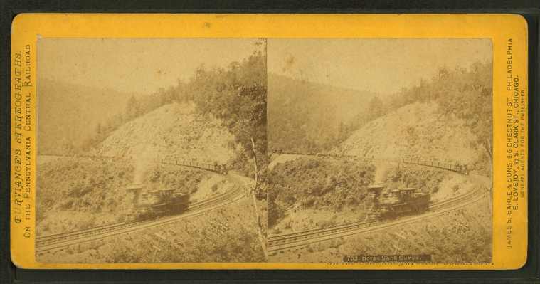 This is What Pennsylvania Railroad Looked Like  in 1870 