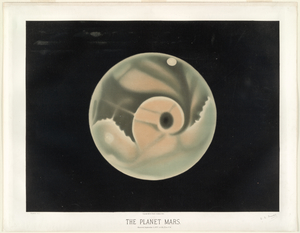 The planet Mars. Observed Sept... Digital ID: TROUVELOT_008. New York Public Library