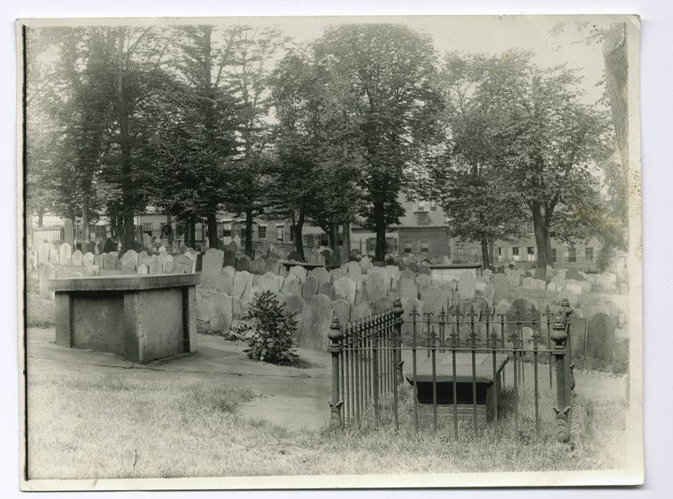 The Mather Dynasty, Mather Tomb, Copp's Hill Burying Ground, Boston, Digital ID 100028, New York Public Library