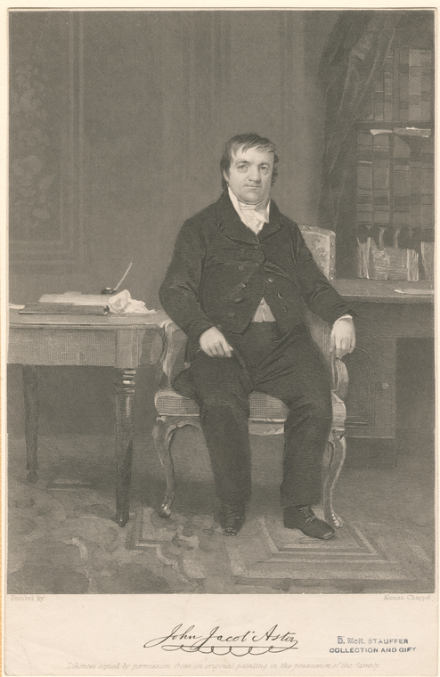 John Jacob Astor / painted by Alonzo Chappell., Digital ID 1101661, New York Public Library