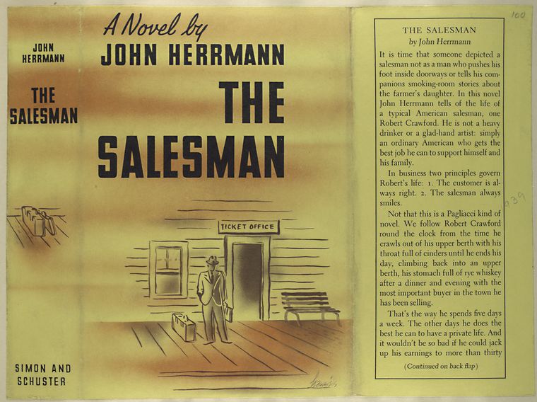 The salesman, a novel., Digital ID 1105873, New York Public Library