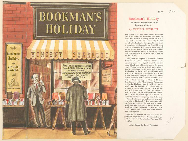 Bookman's holiday.,Bookman's holiday; the private satisfactions of an incurable collector., Digital ID 1108239, New York Public Library