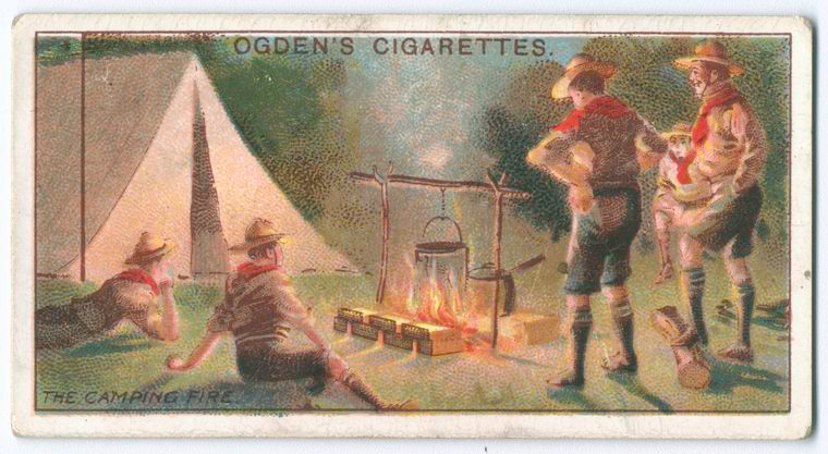 The Camping Fire., Digital ID 1135589, New York Public Library