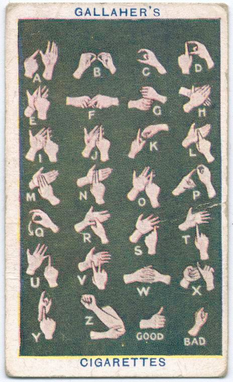 Deaf and Dumb Alphabet., Digital ID 1136377, New York Public Library