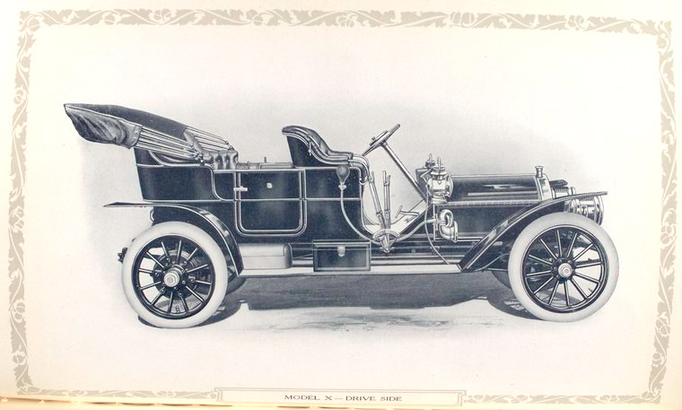 Model X - drive side., Digital ID 1163574, New York Public Library