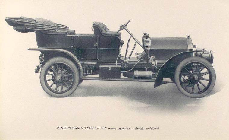 Pennsylvania type "C 50" automobile., Digital ID 1163724, New York Public Library