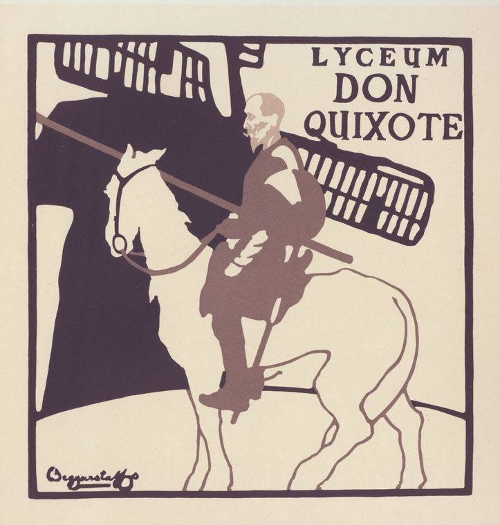 Affiche anglaise pour le Théâtre Lyceum, "Don Quixote"., Digital ID 118577, New York Public Library