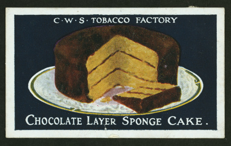 Chocolate layer sponge cake., Digital ID 1191108, New York Public Library