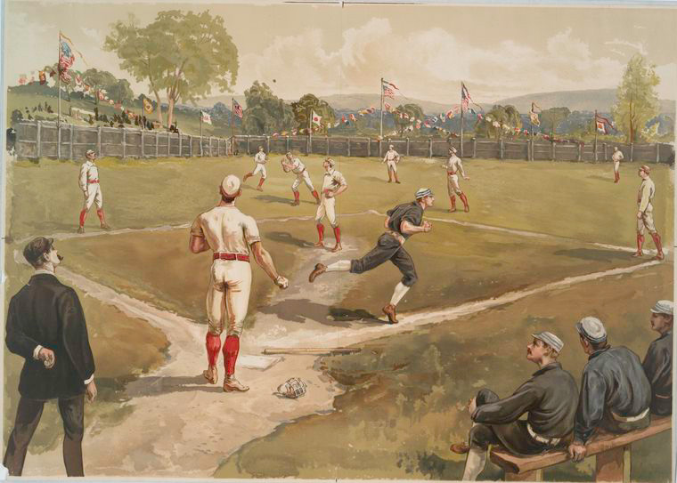 Baseball., Digital ID 1207530, New York Public Library