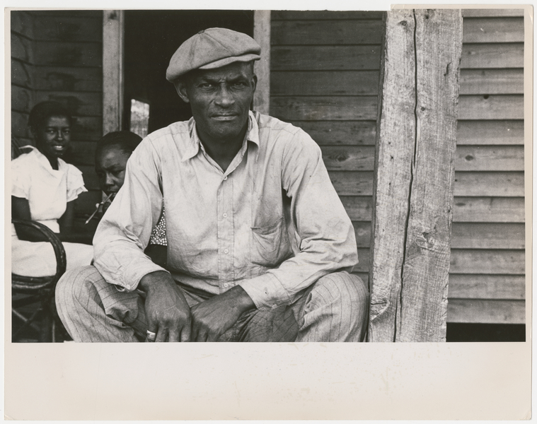 Sharecropper on Sunday, Little Rock, Arkansas by Ben Shahn.