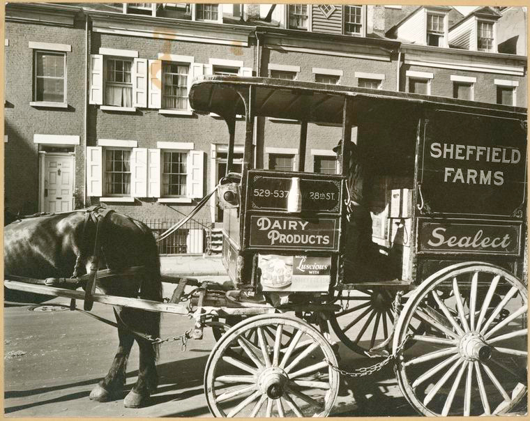 Horse-Drawn Delivery Wagon