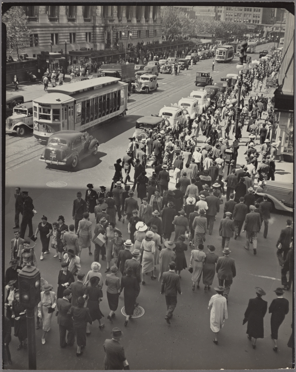  II, Fifth Avenue and 42nd Street, looking west from Seymour Building, 503 Fifth Avenue, Manhattan., Digital ID 1219219, New York Public Library