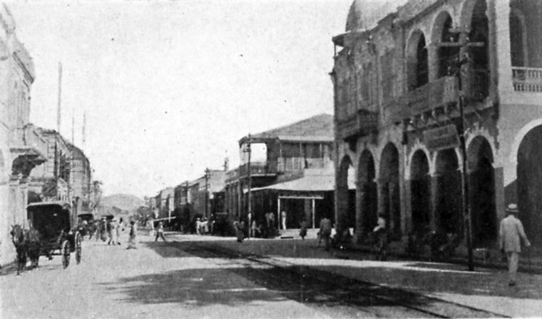 One of the main streets of Port-au-Prince., Digital ID 1220841, New York Public Library