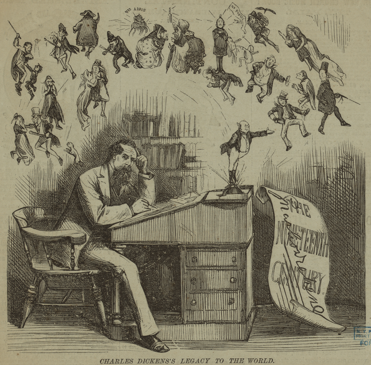 Charles Dickens - Scenes in his life., Digital ID 1222890, New York Public Library