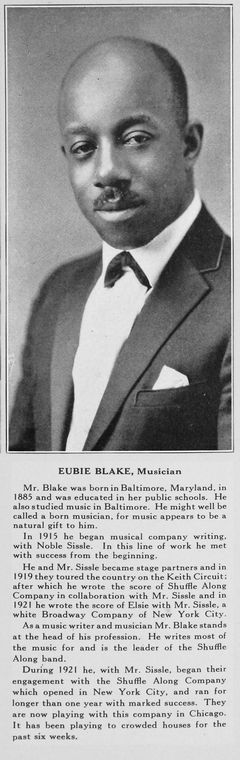 Eubie Blake, Musician., Digital ID 1223228, New York Public Library