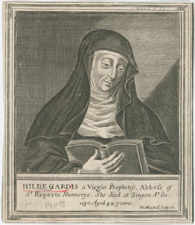 Saint Hildegard., Digital ID 1254948, New York Public Library