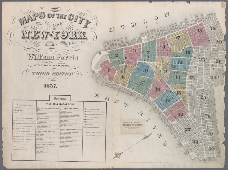 [Volume 1 Index Map], Digital ID 1268409, New York Public Library