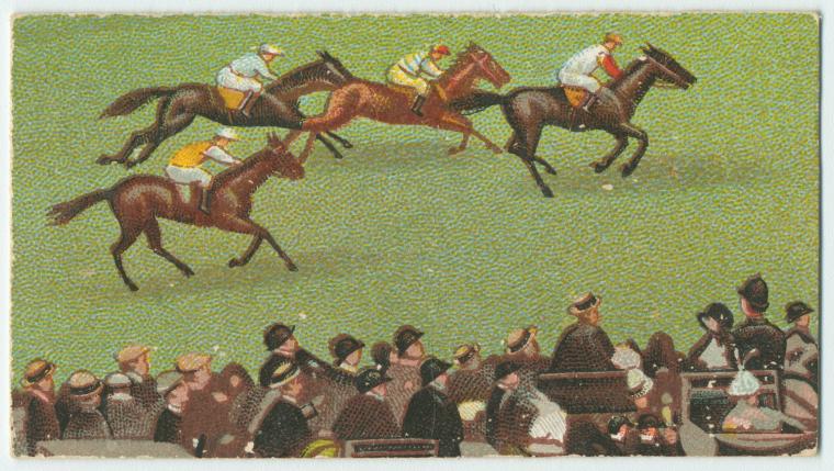 [Horses on racetrack]., Digital ID 1518385, New York Public Library