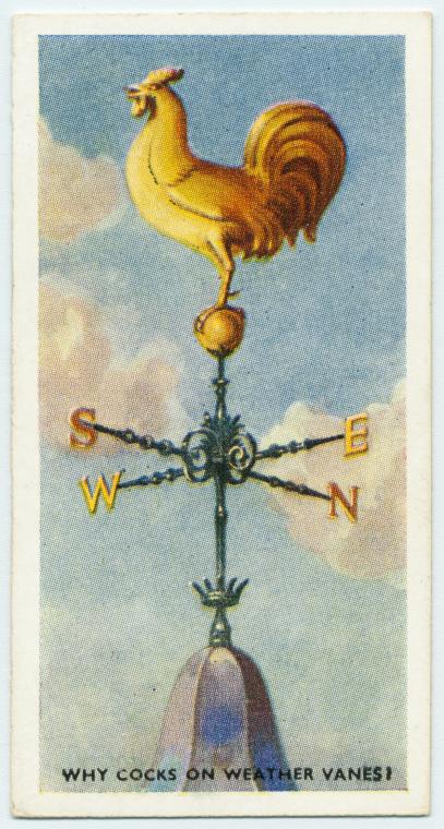 Do you know why cocks on weather vanes?, Digital ID 1519897, New York Public Library