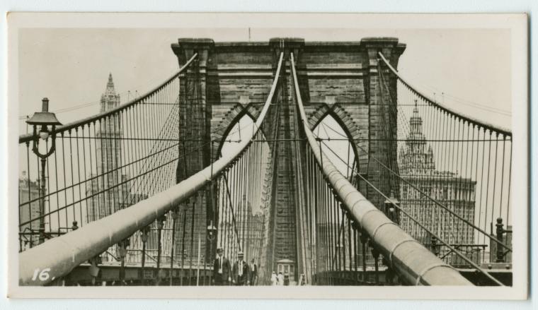 Brooklyn Bridge., Digital ID 1544279, New York Public Library